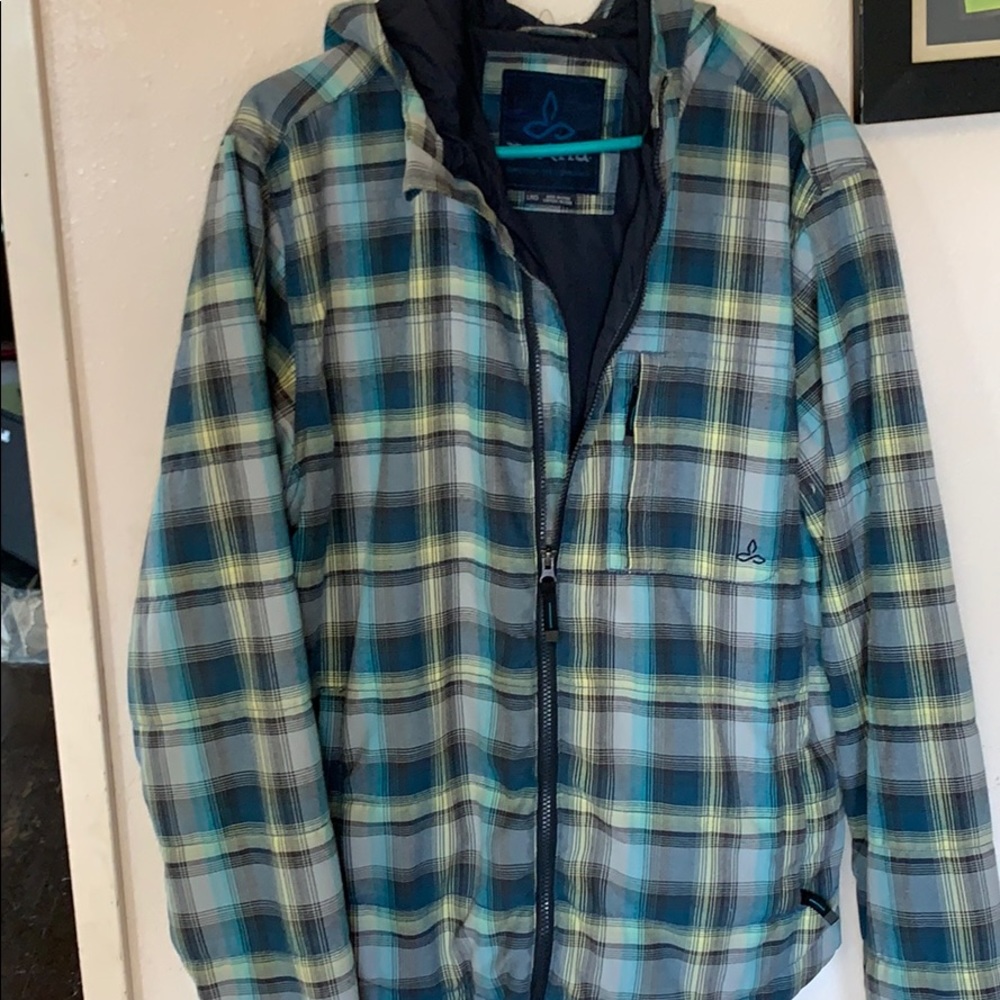 Insulated Flannel zip up jacket